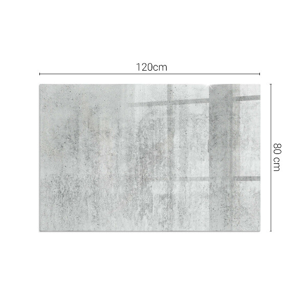 Rechthoekige vloerplaat voor kachel Ruwe betontextuur