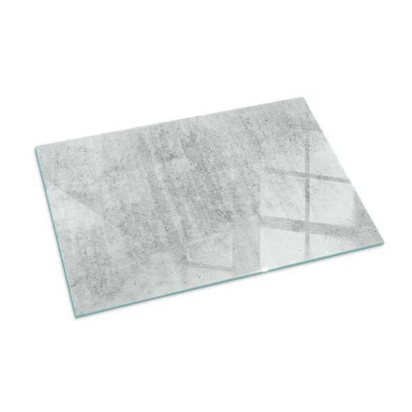 Rechthoekige vloerplaat voor kachel Ruwe betontextuur