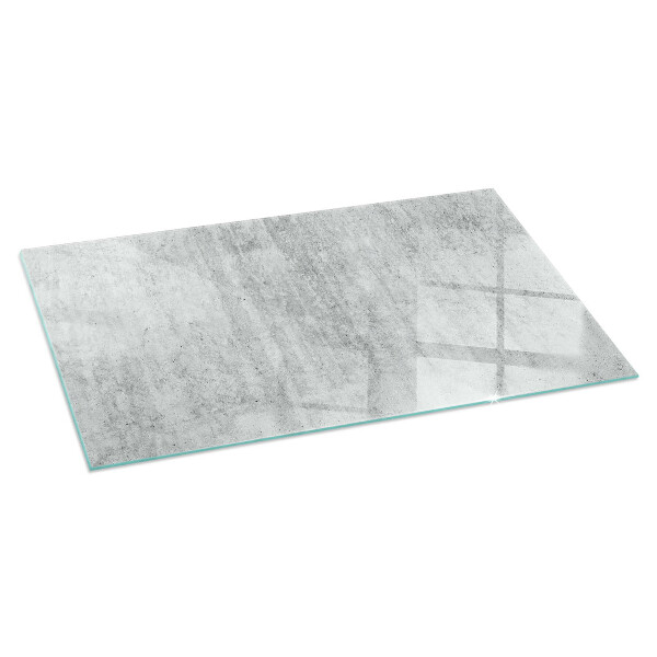 Rechthoekige vloerplaat voor kachel Ruwe betontextuur