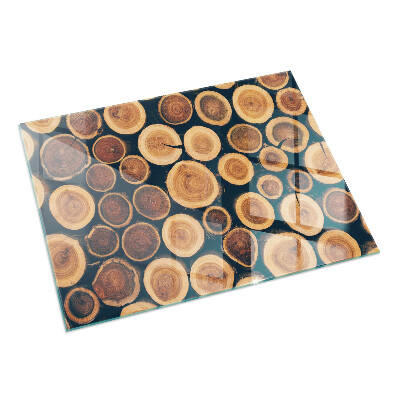 Rechthoekige kachel vloerplaat Doos met gesneden hout