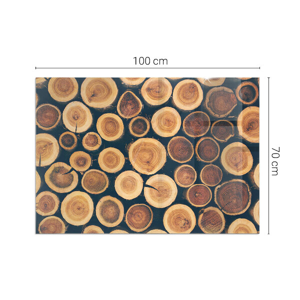 Rechthoekige kachel vloerplaat Doos met gesneden hout