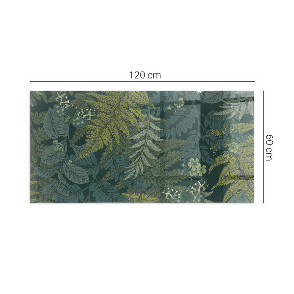 Rechthoekige kachel vloerplaat Plantenmotieven met vlinders