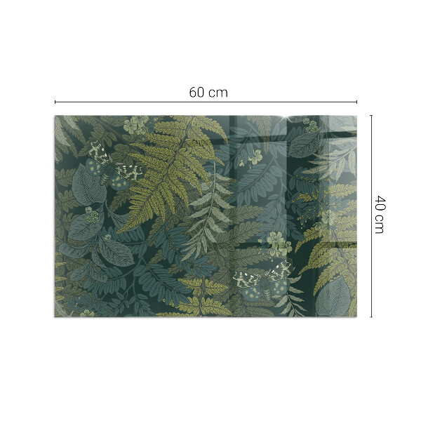 Rechthoekige kachel vloerplaat Plantenmotieven met vlinders