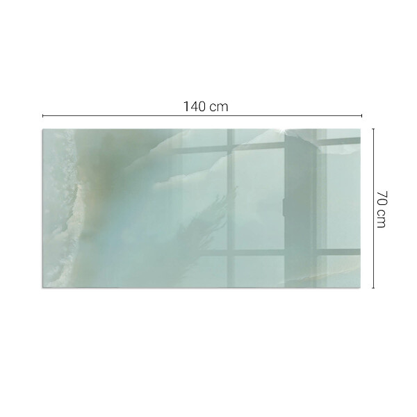 Rechthoekige vloerplaat voor kachel Fijn marmerpatroon