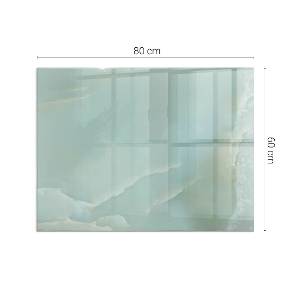 Rechthoekige vloerplaat voor kachel Fijn marmerpatroon