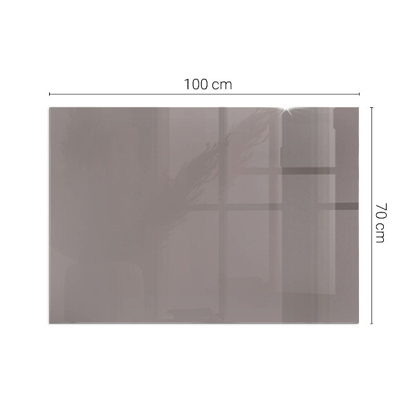 Rechthoekige vloerplaat voor kachel Kleur beige