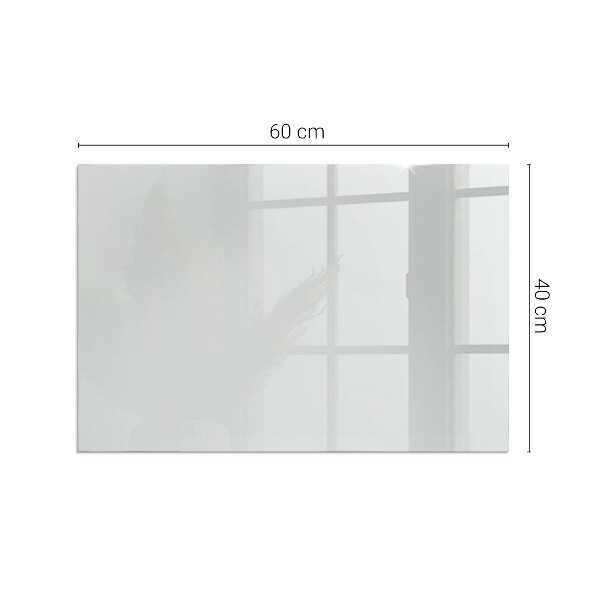 Rechthoekige vloerplaat voor houtkachel Kleur Grijs