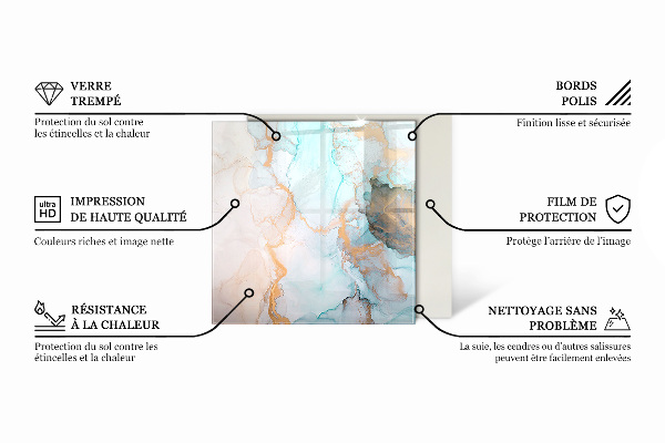 Zeshoekige onderplaat kachel Abstract textuurpatroon