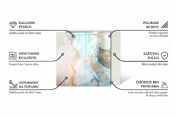 Zeshoekige onderplaat kachel Abstract textuurpatroon