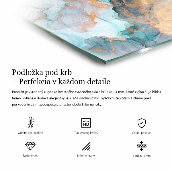 Zeshoekige plaat onder houtkachel Decoratief mozaïekpatroon