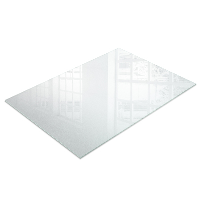 Rechthoekig translucide glas voor tafelblad