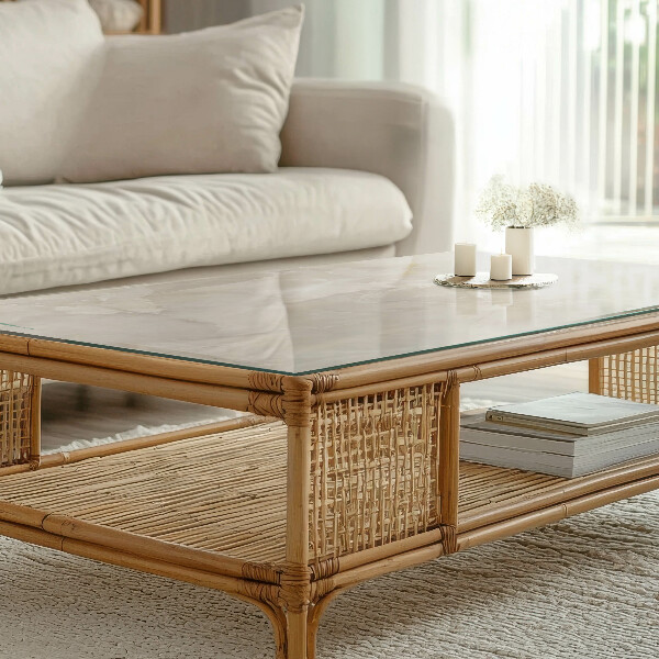 Rechthoekig tafelblad van glas Marmer grafische compositie