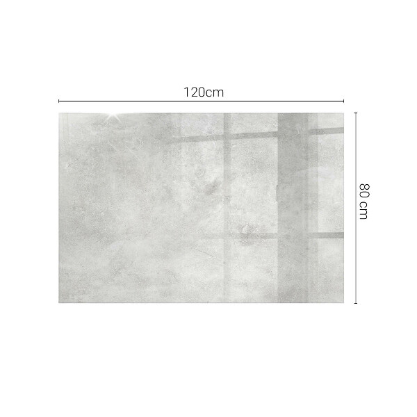 Rechthoekig tafelblad van glas Krassen op het betonoppervlak